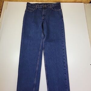 Member's Mark Men's Size 34 X 32 Straight Fit Denim Jeans Dark Wash Five Pockets